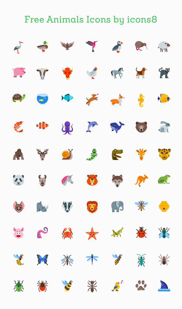 71 Free Animal Icons